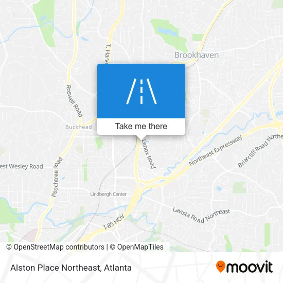 Alston Place Northeast map