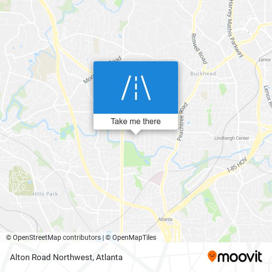 Mapa de Alton Road Northwest