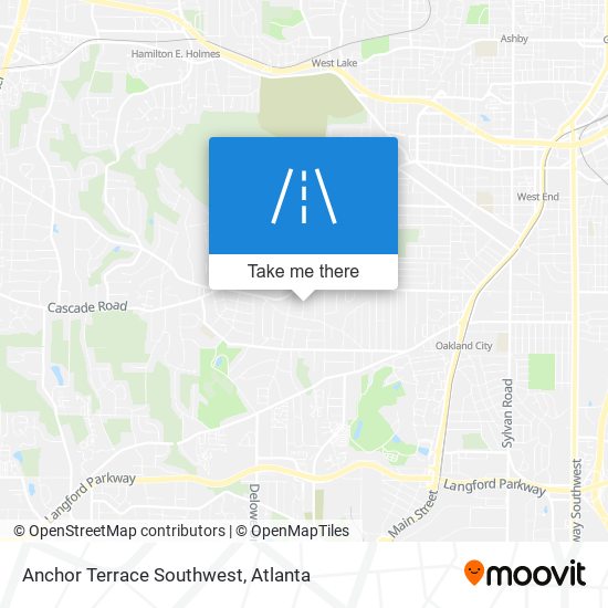 Mapa de Anchor Terrace Southwest