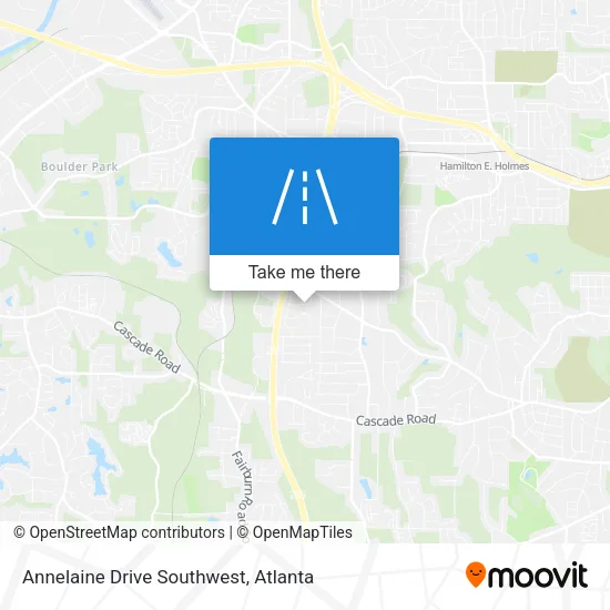Annelaine Drive Southwest map