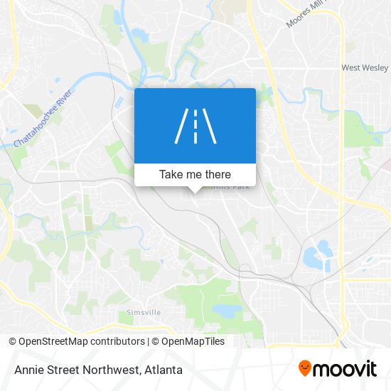 Mapa de Annie Street Northwest