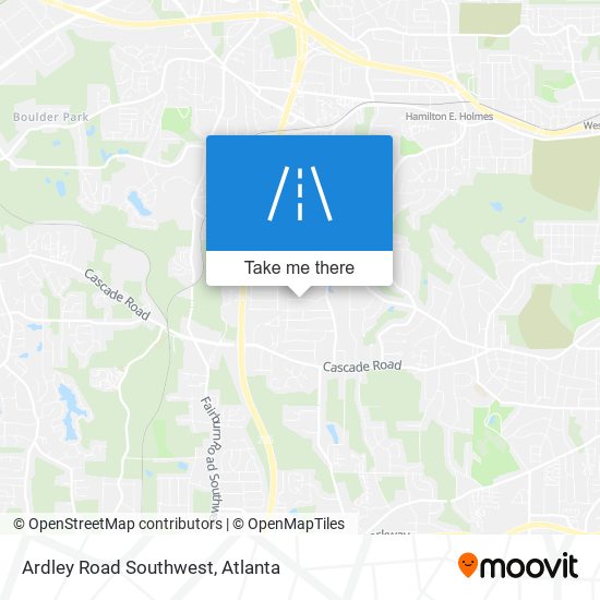 Ardley Road Southwest map