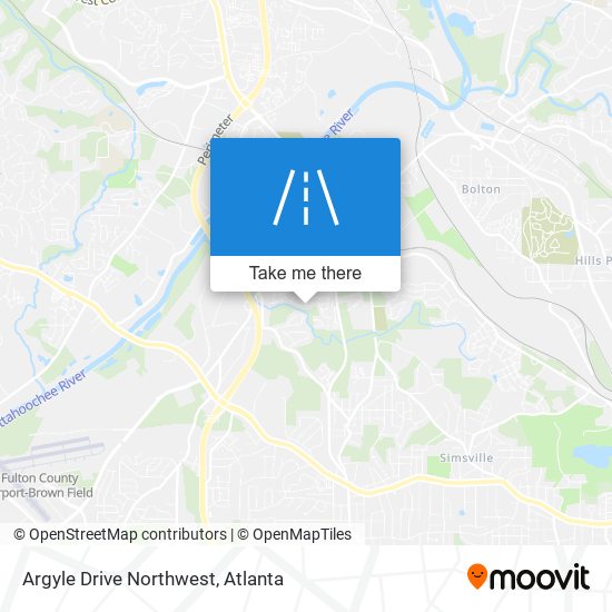 Mapa de Argyle Drive Northwest