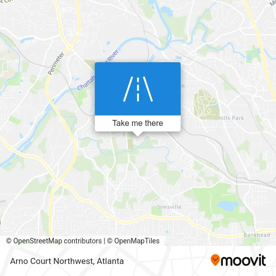Arno Court Northwest map