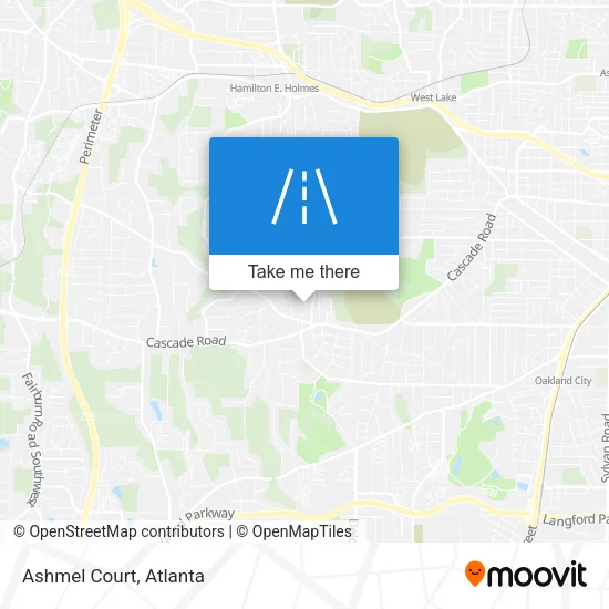 Ashmel Court map