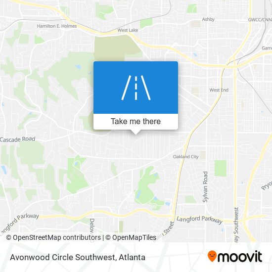 Mapa de Avonwood Circle Southwest