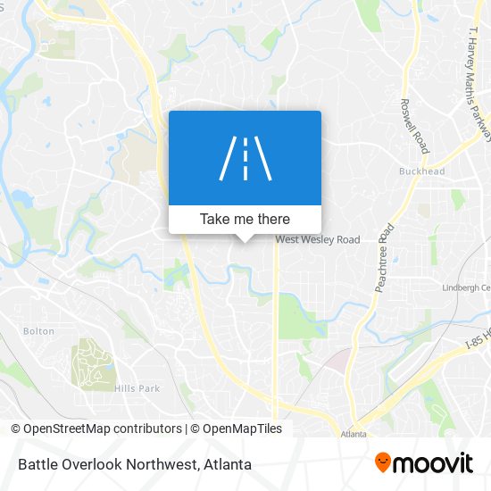 Mapa de Battle Overlook Northwest