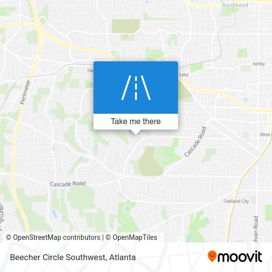 Beecher Circle Southwest map