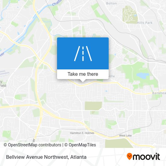 Bellview Avenue Northwest map