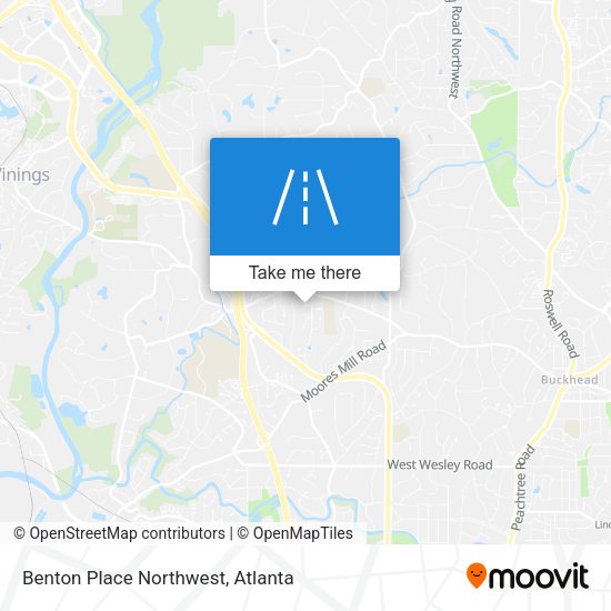 Mapa de Benton Place Northwest