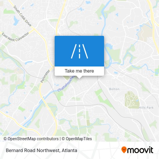 Mapa de Bernard Road Northwest