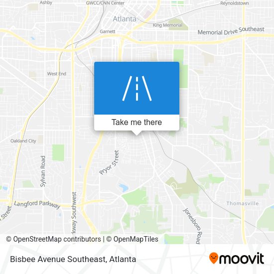 Bisbee Avenue Southeast map