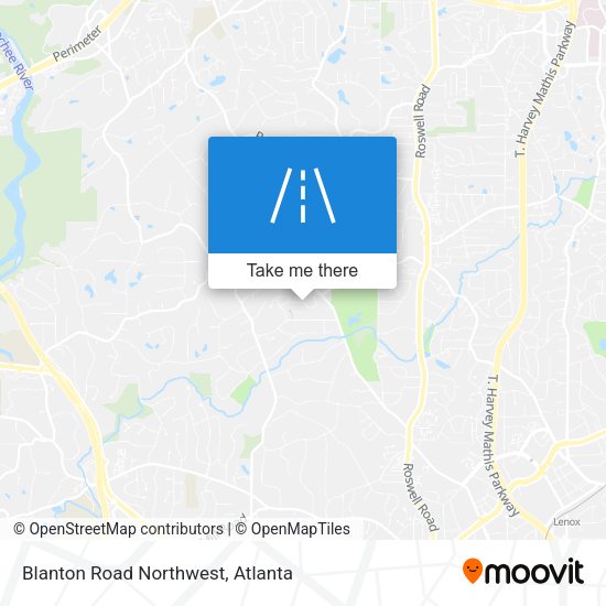 Mapa de Blanton Road Northwest