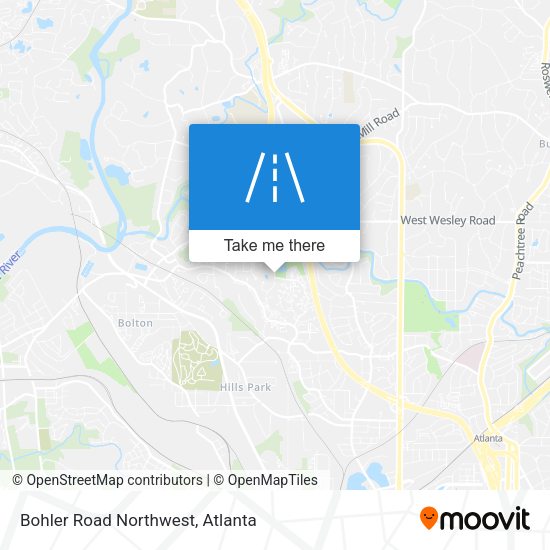 Mapa de Bohler Road Northwest