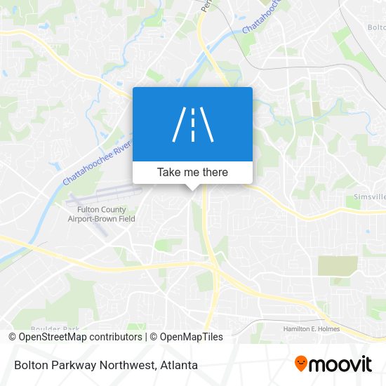 Bolton Parkway Northwest map
