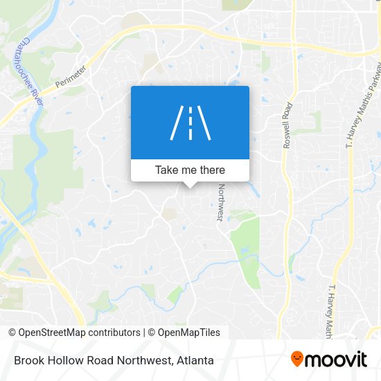 Mapa de Brook Hollow Road Northwest