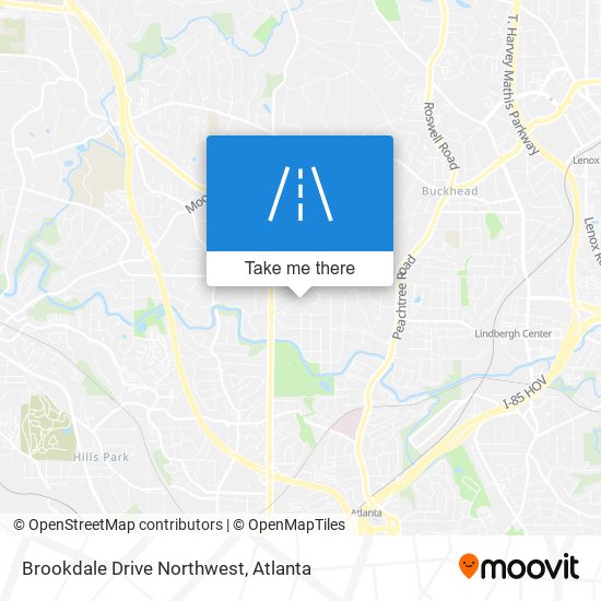 Brookdale Drive Northwest map