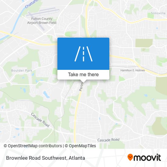 Brownlee Road Southwest map