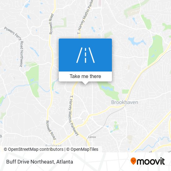 Buff Drive Northeast map