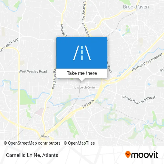 Camellia Ln Ne map