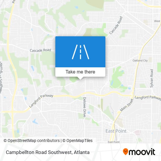 Mapa de Campbellton Road Southwest