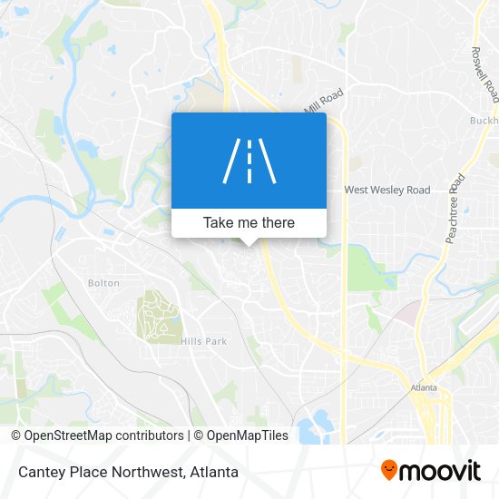 Cantey Place Northwest map