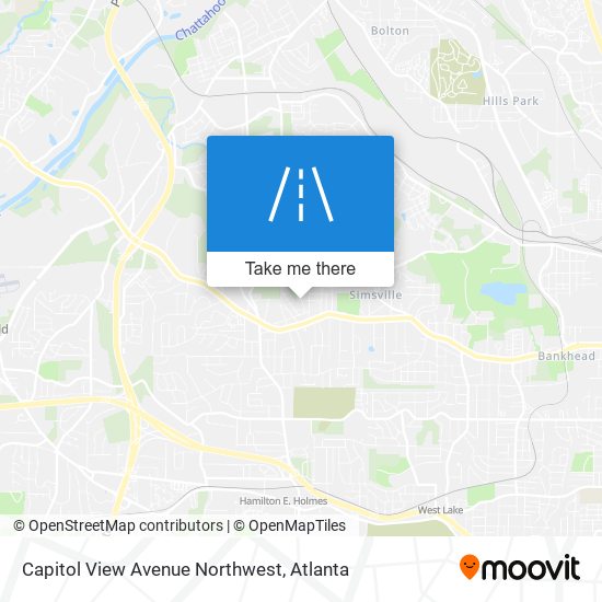 Mapa de Capitol View Avenue Northwest