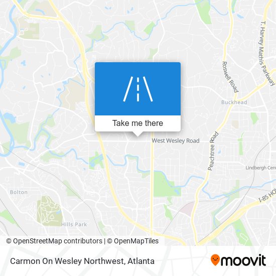 Mapa de Carmon On Wesley Northwest