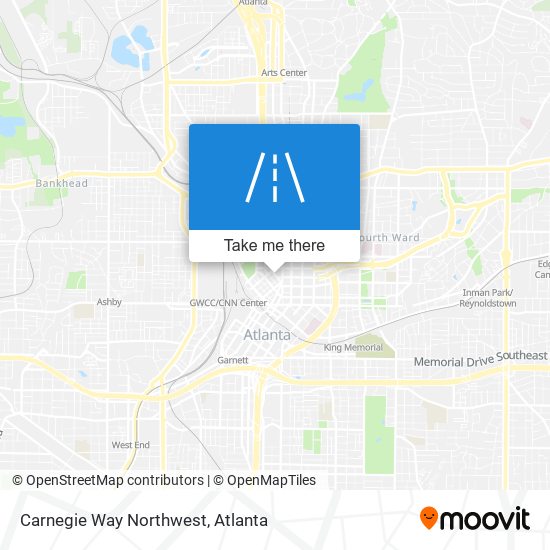 Mapa de Carnegie Way Northwest