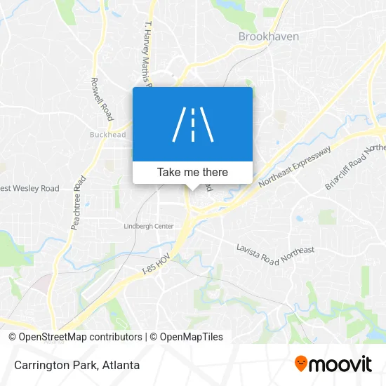 Carrington Park map