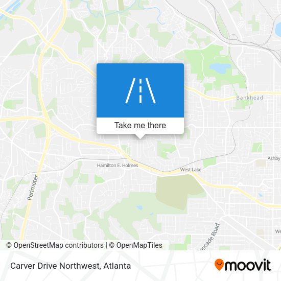 Carver Drive Northwest map
