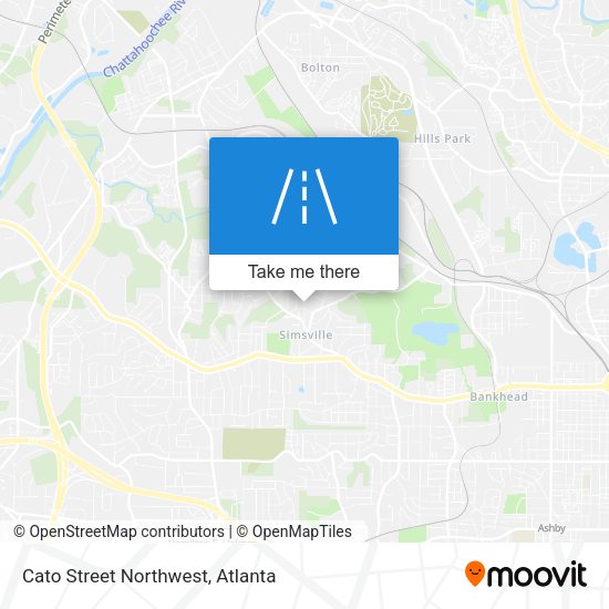 Cato Street Northwest map