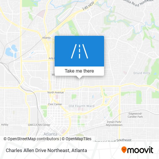 Mapa de Charles Allen Drive Northeast