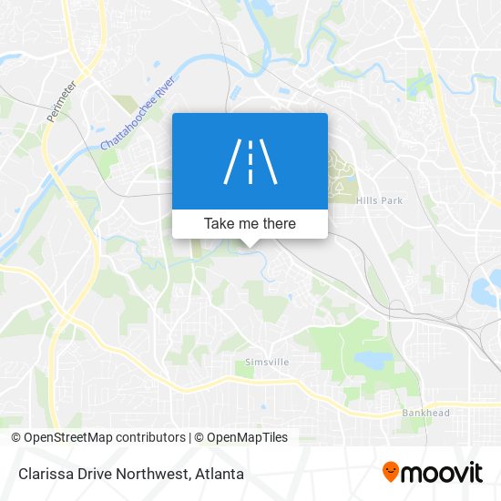 Mapa de Clarissa Drive Northwest