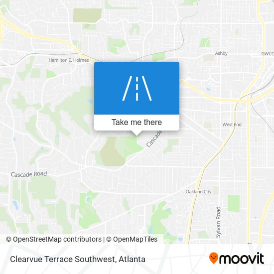 Clearvue Terrace Southwest map