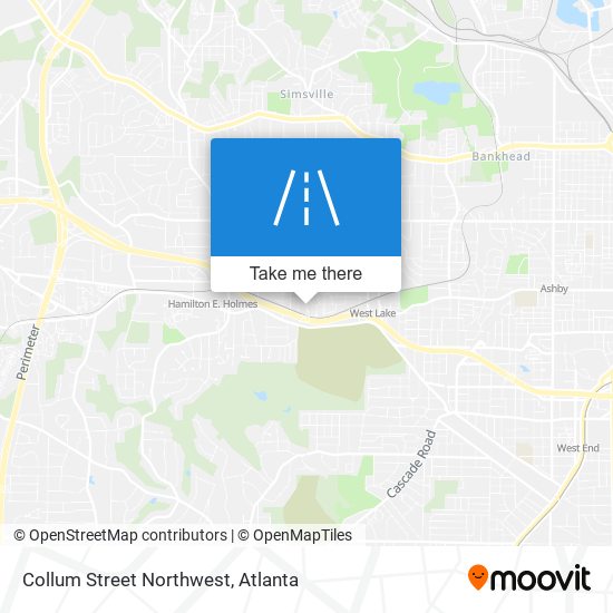 Collum Street Northwest map