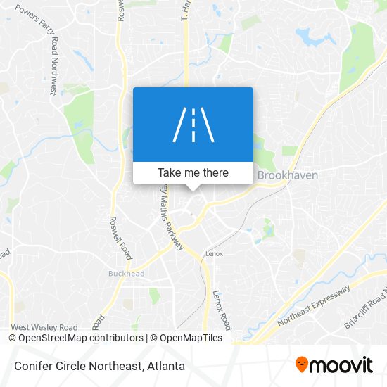 Mapa de Conifer Circle Northeast