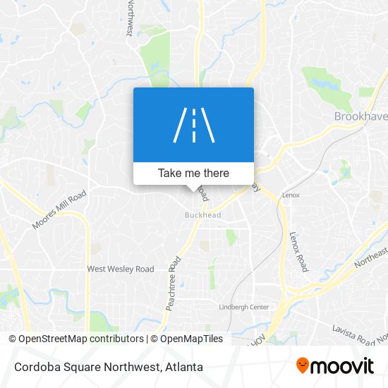 Cordoba Square Northwest map