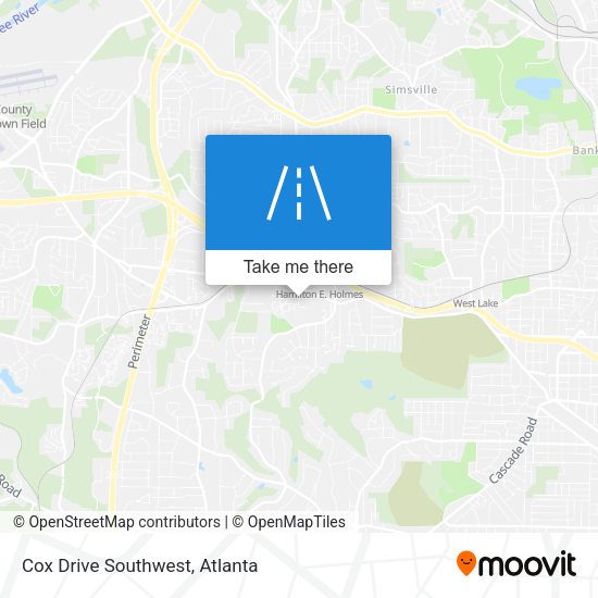Mapa de Cox Drive Southwest