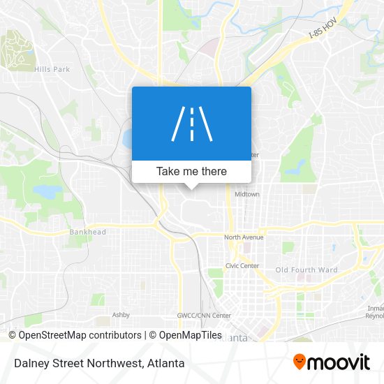 Mapa de Dalney Street Northwest