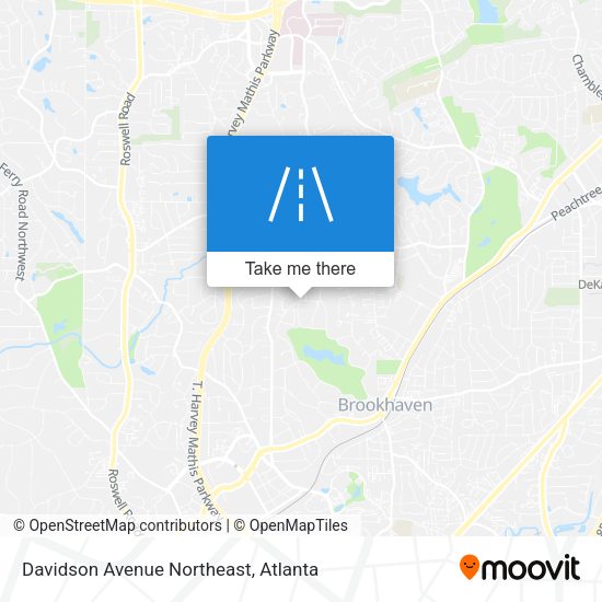 Davidson Avenue Northeast map