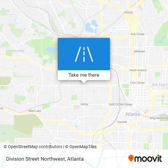 Division Street Northwest map