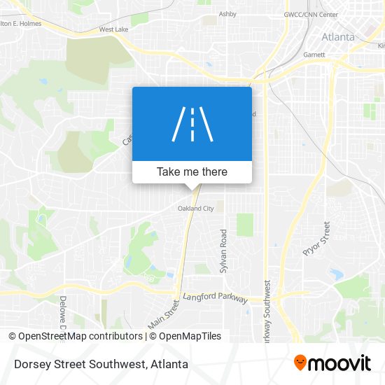 Dorsey Street Southwest map