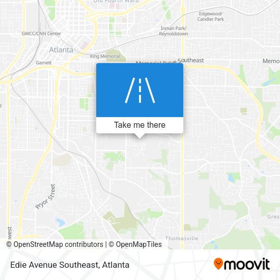 Edie Avenue Southeast map