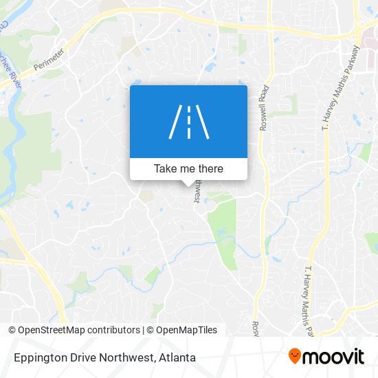 Eppington Drive Northwest map