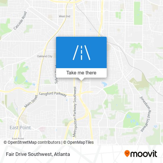 Mapa de Fair Drive Southwest