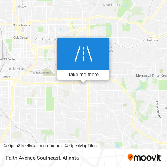 Mapa de Faith Avenue Southeast
