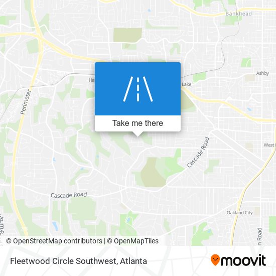 Fleetwood Circle Southwest map