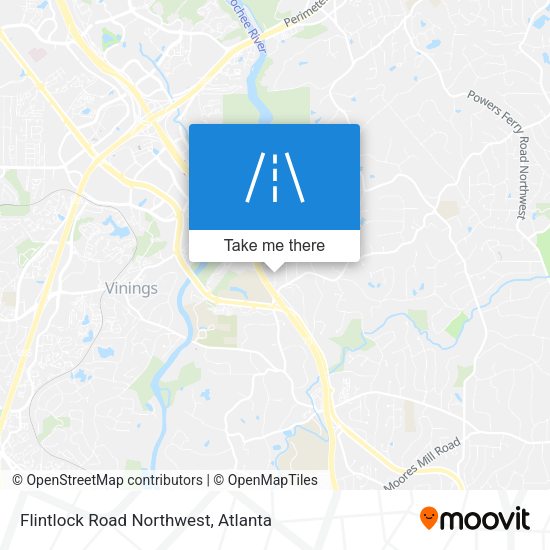 Flintlock Road Northwest map