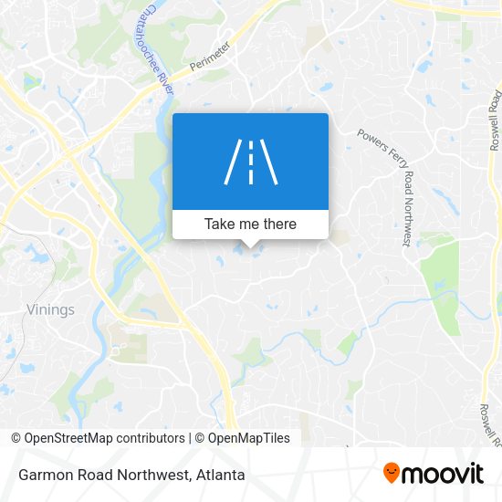 Garmon Road Northwest map